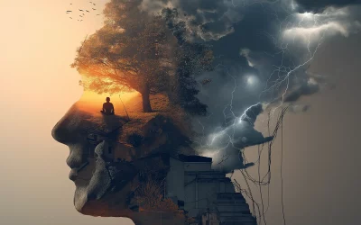 Overthinking stoppen – wenn Gedanken sich im Kreis drehen